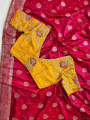 Goog Looking Fancy Saree With Designer Blouse