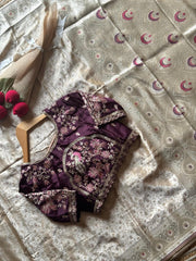 Goog Looking Fancy Saree With Designer Blouse