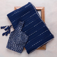 Goog Looking Fancy Saree With Designer Blouse