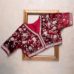 Goog Looking Fancy Saree With Designer Blouse