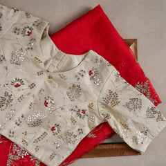 Goog Looking Fancy Saree With Designer Fancy Readymade Blouse.