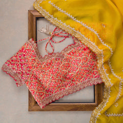 Goog Looking Fancy Saree With Designer Blouse